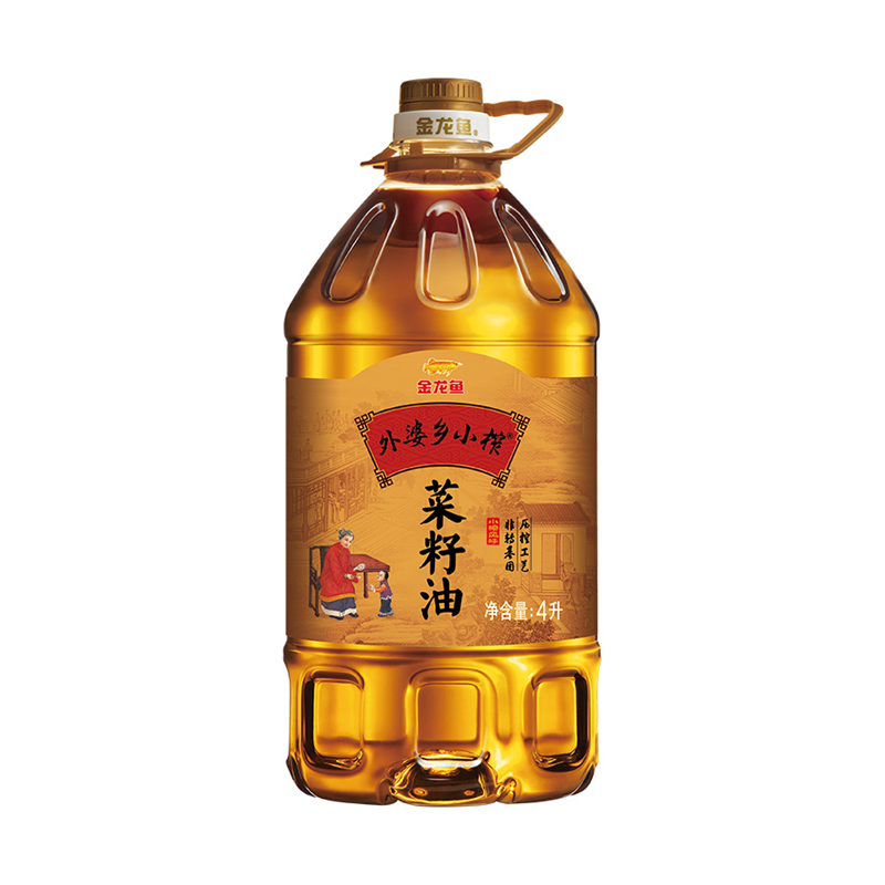 金龙鱼 外婆乡小榨菜籽油 4L