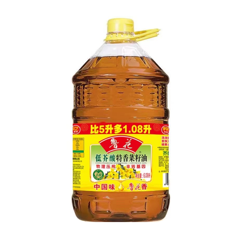 鲁花低芥酸特香菜籽油 6.08L