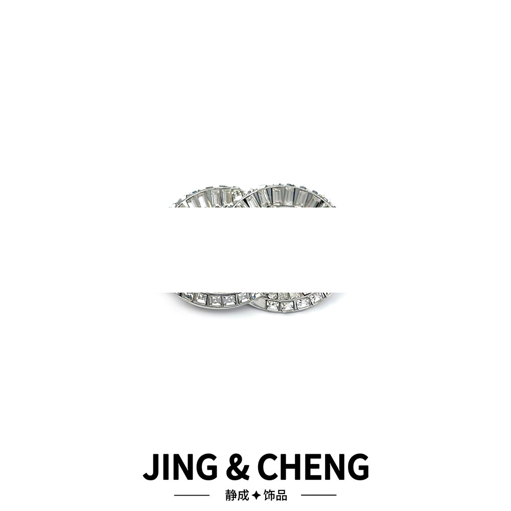 ✦方钻C胸针✦JCK03时尚精致轻奢优雅闪钻别针
