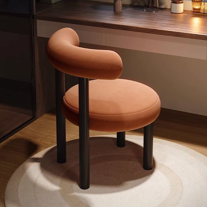 【优选】化妆椅轻奢简约现代梳妆台化妆凳椅子餐椅高级小胖椅极简