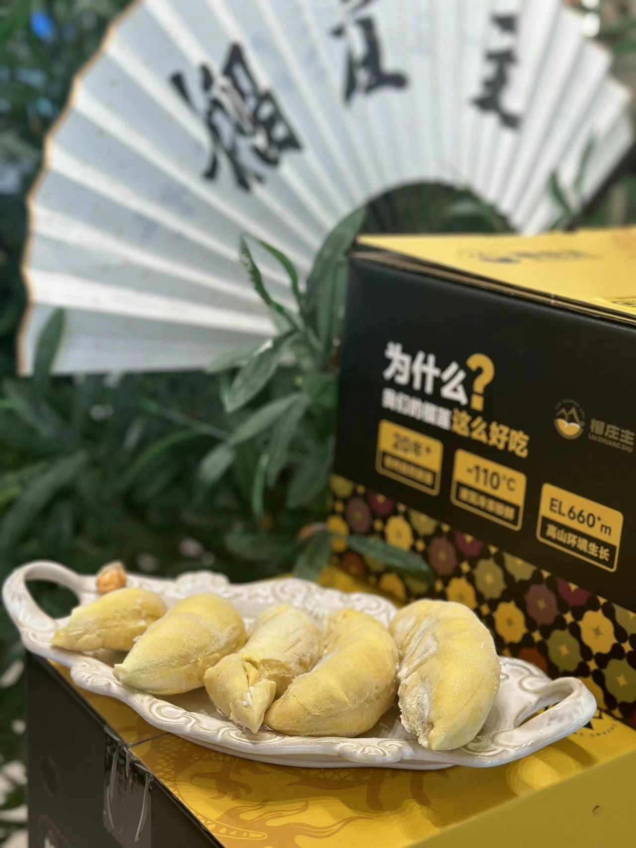 D198金凤榴莲（马来西亚液氮冷冻榴莲）（果肉呈奶白色）