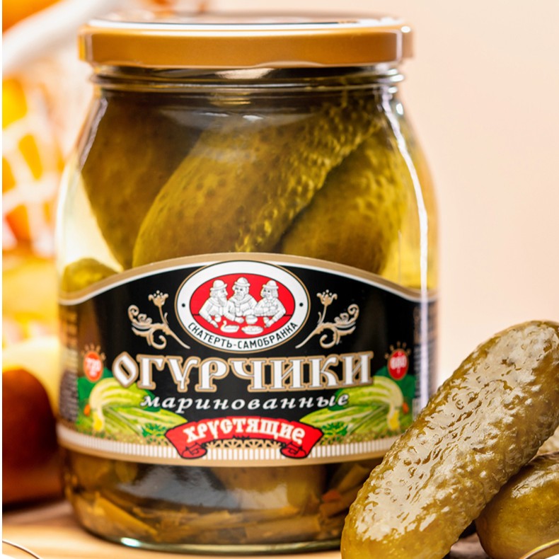 仨哥们【韩大宝专属】俄罗斯仨哥们腌制酥黄瓜2瓶（25年6月到期）