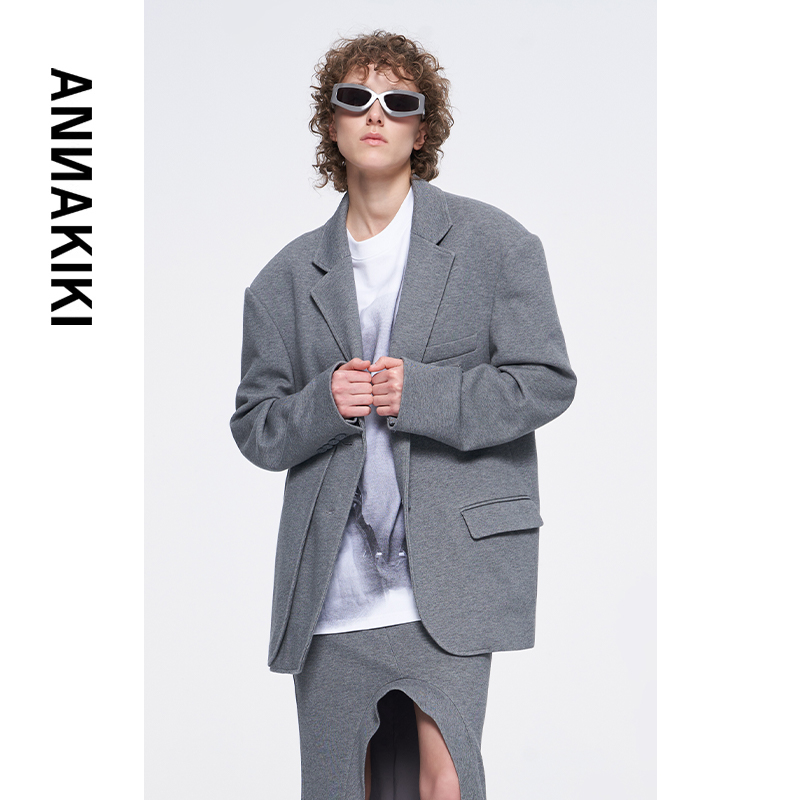 ANNAKIKI 搭片宽松西装外套3D3B0618H324