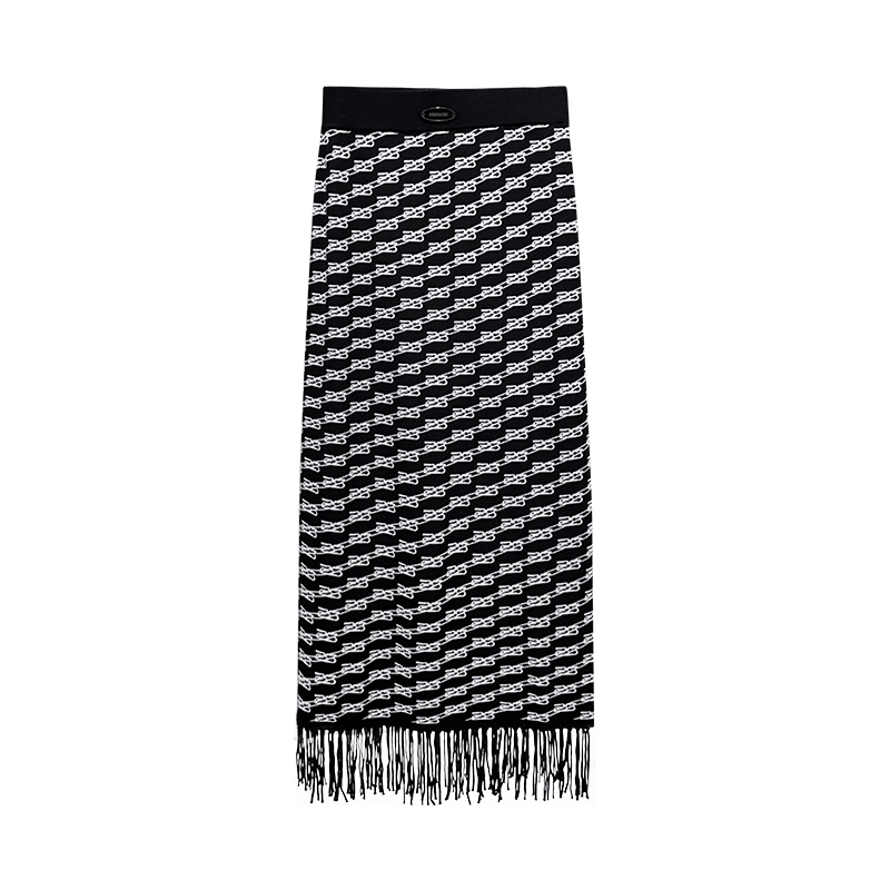 ANNAKIKI LOGO提花半裙3C3B0723H645