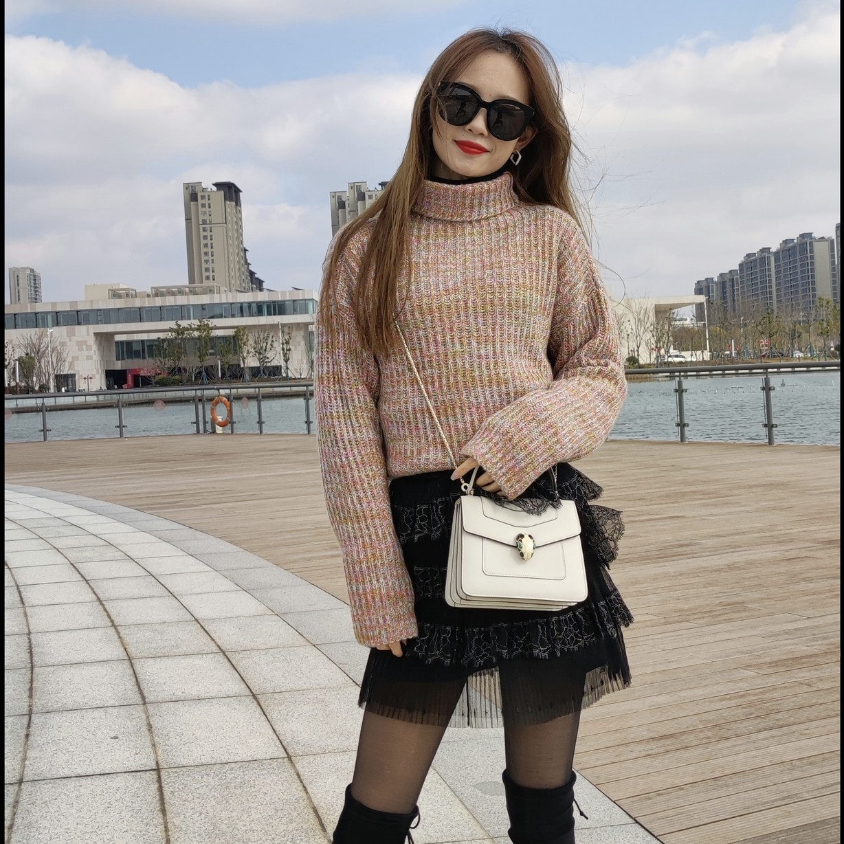 秋冬高领宽松毛衣1193193018¥2099