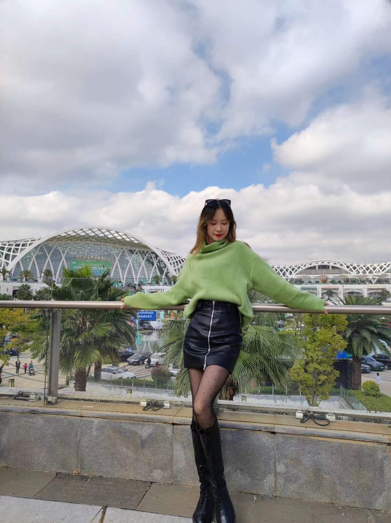 秋冬高领宽松毛衣1194117023¥999