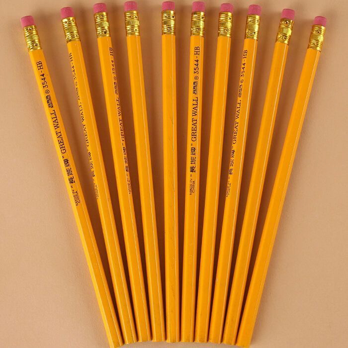 黄杆铅笔小学生铅笔便宜