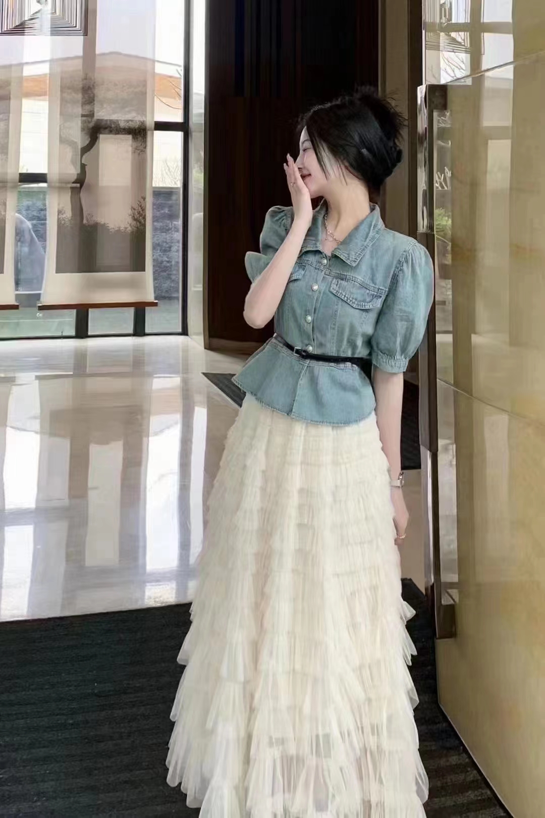 2024新款百褶高档女装清仓下单备注