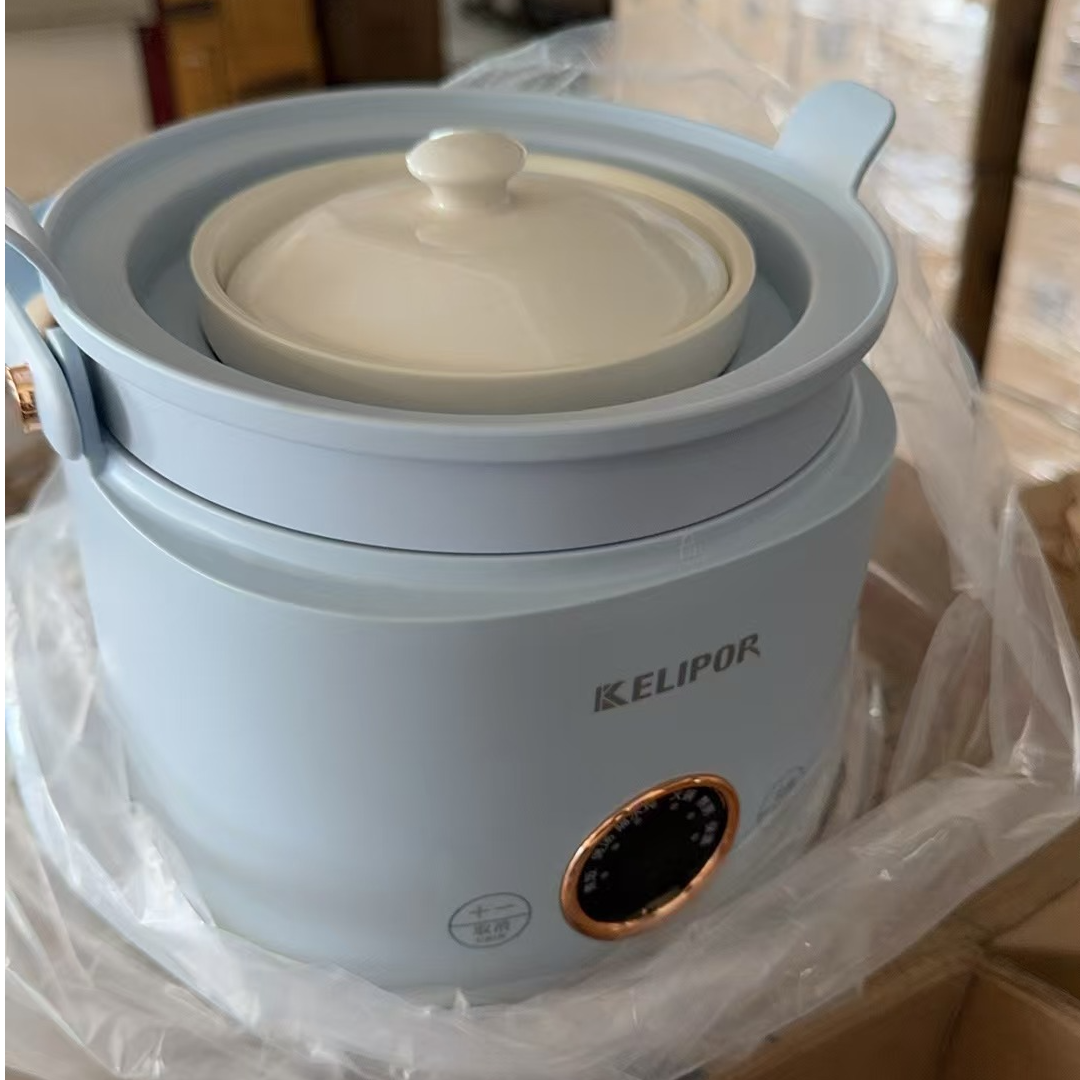 准新品  蓝色电炖盅1L SY-960 隔水炖