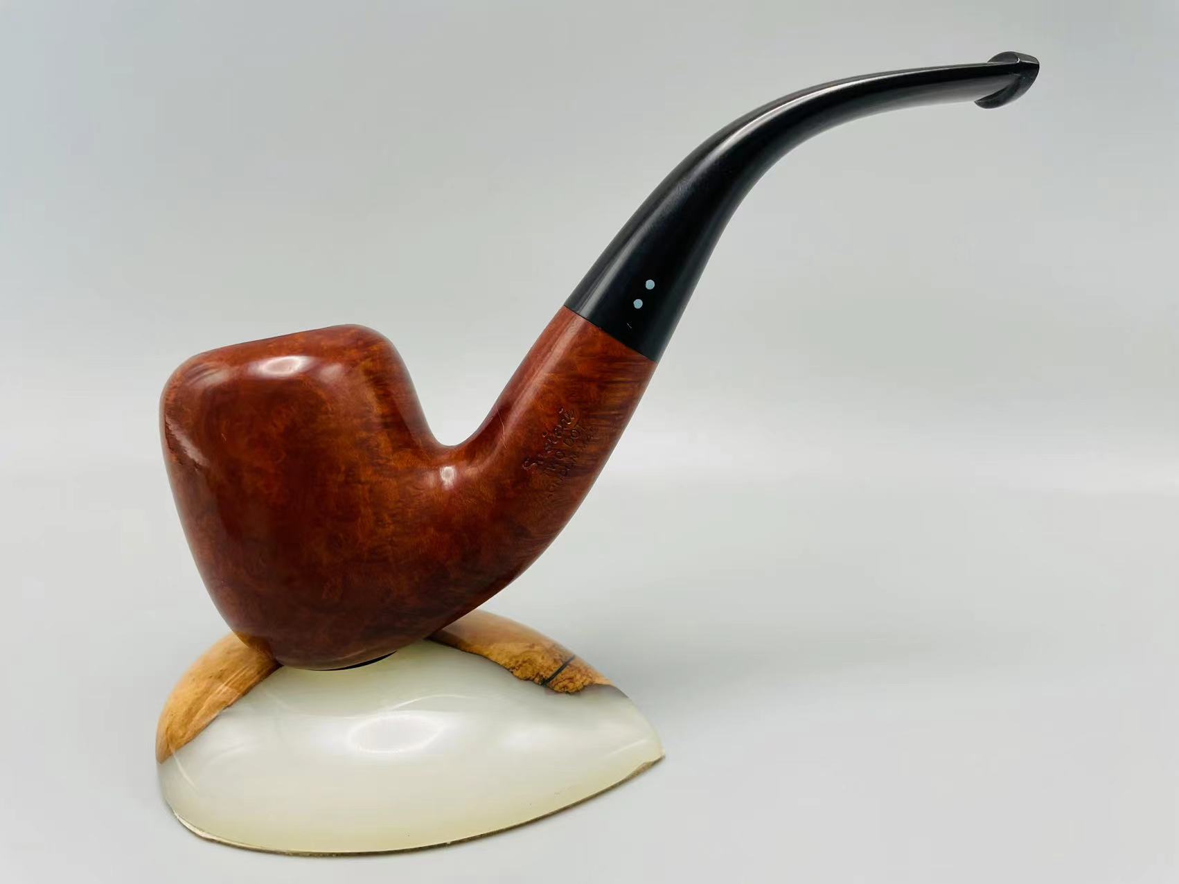 老英伦老斗两点撒西尼石楠木烟斗