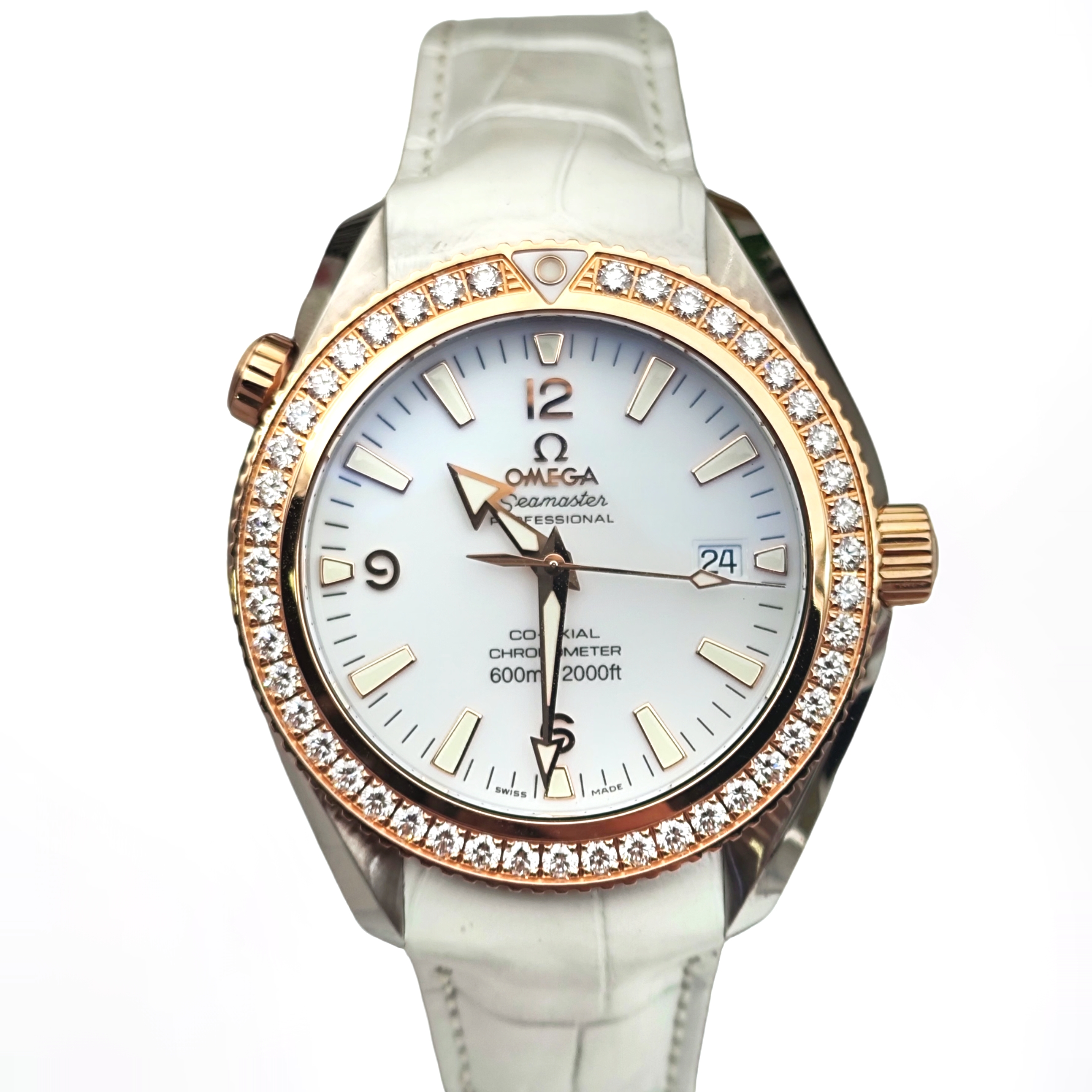 全新未使用 Omega/欧米茄 海马/间玫瑰金/42mm/自动机械