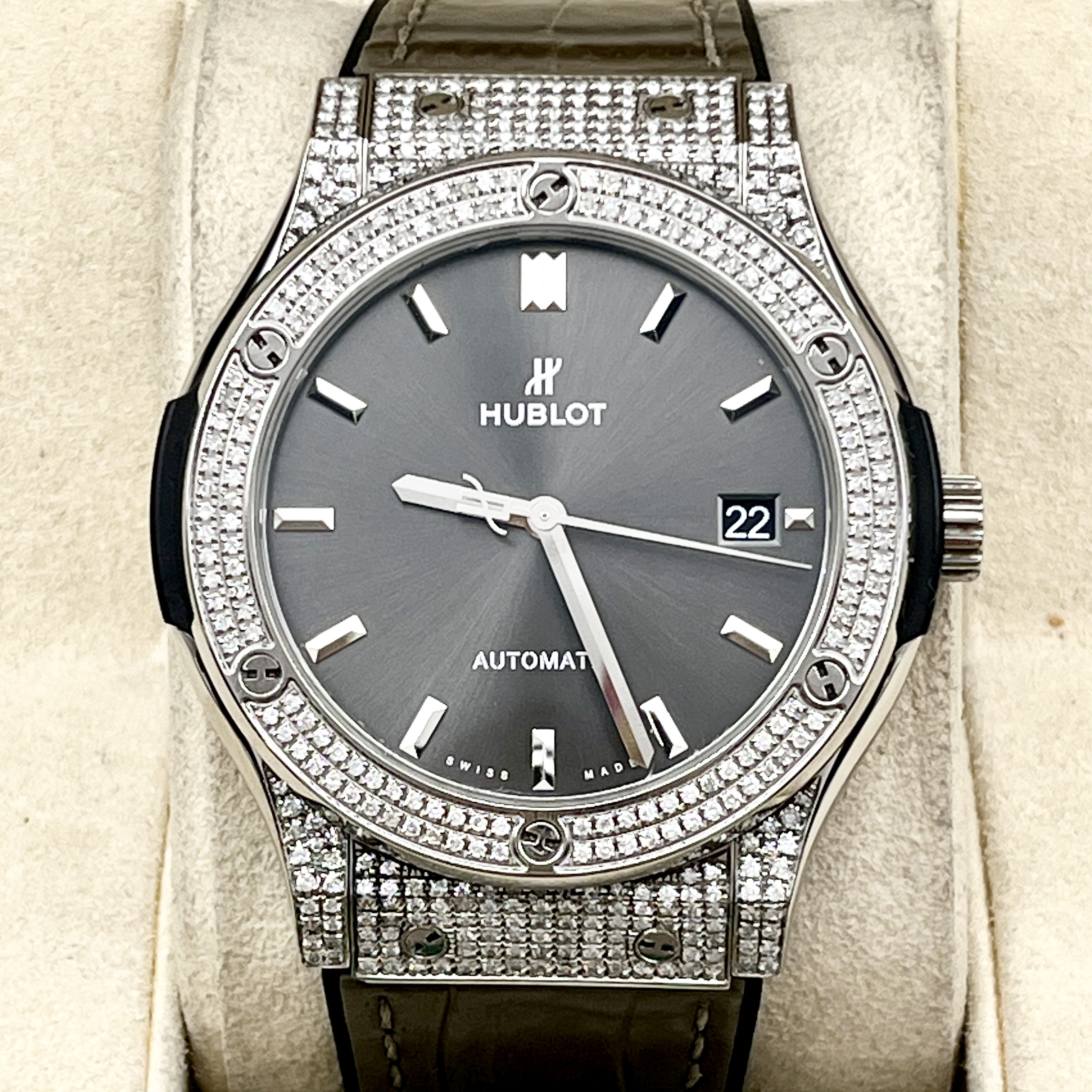 99新 Hublot/宇舶表 宇舶经典融合系列511/45mm/自动机械男表