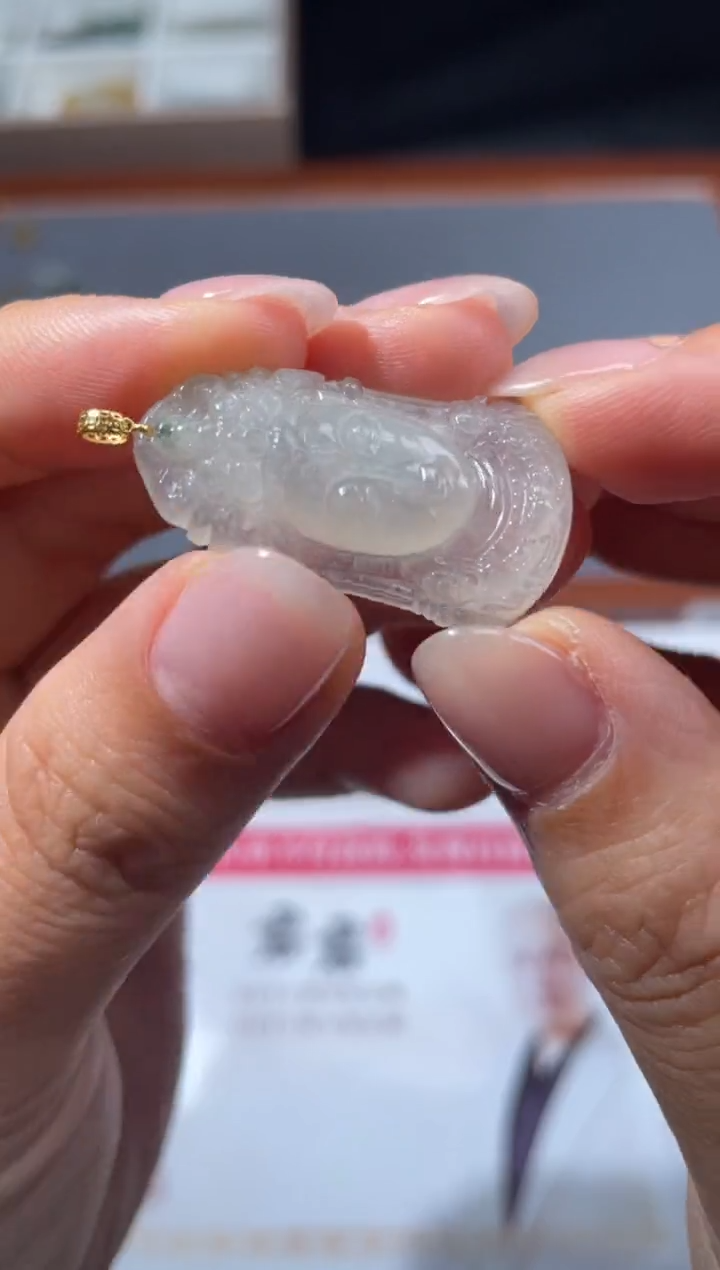 【闪购商品】定制翡翠18K金镶嵌07-25HDJT0032373