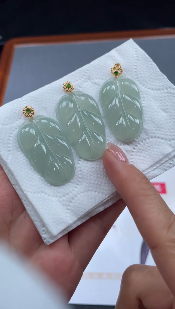 【闪购商品】定制翡翠18K金镶嵌-21HDJT0025110多样性发其一