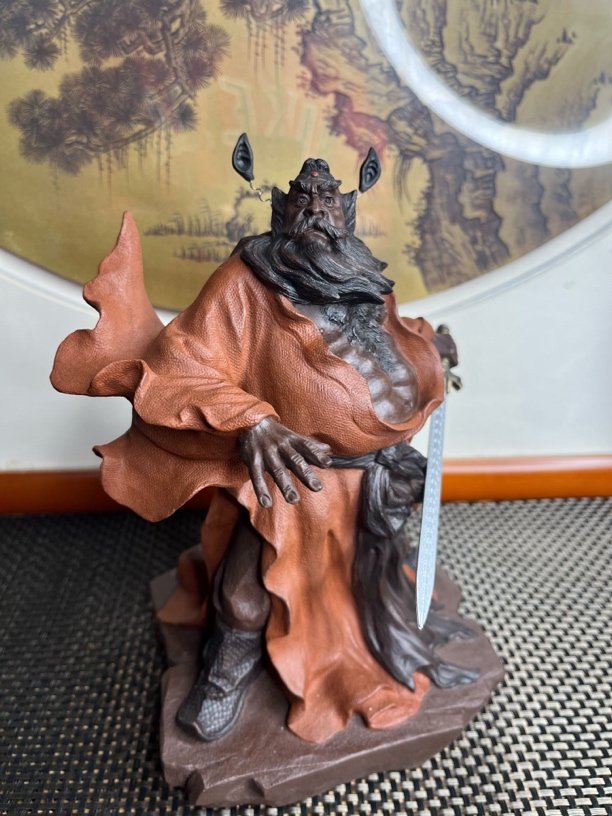 胡小勇老师“天师钟馗”紫砂作品限量亲工