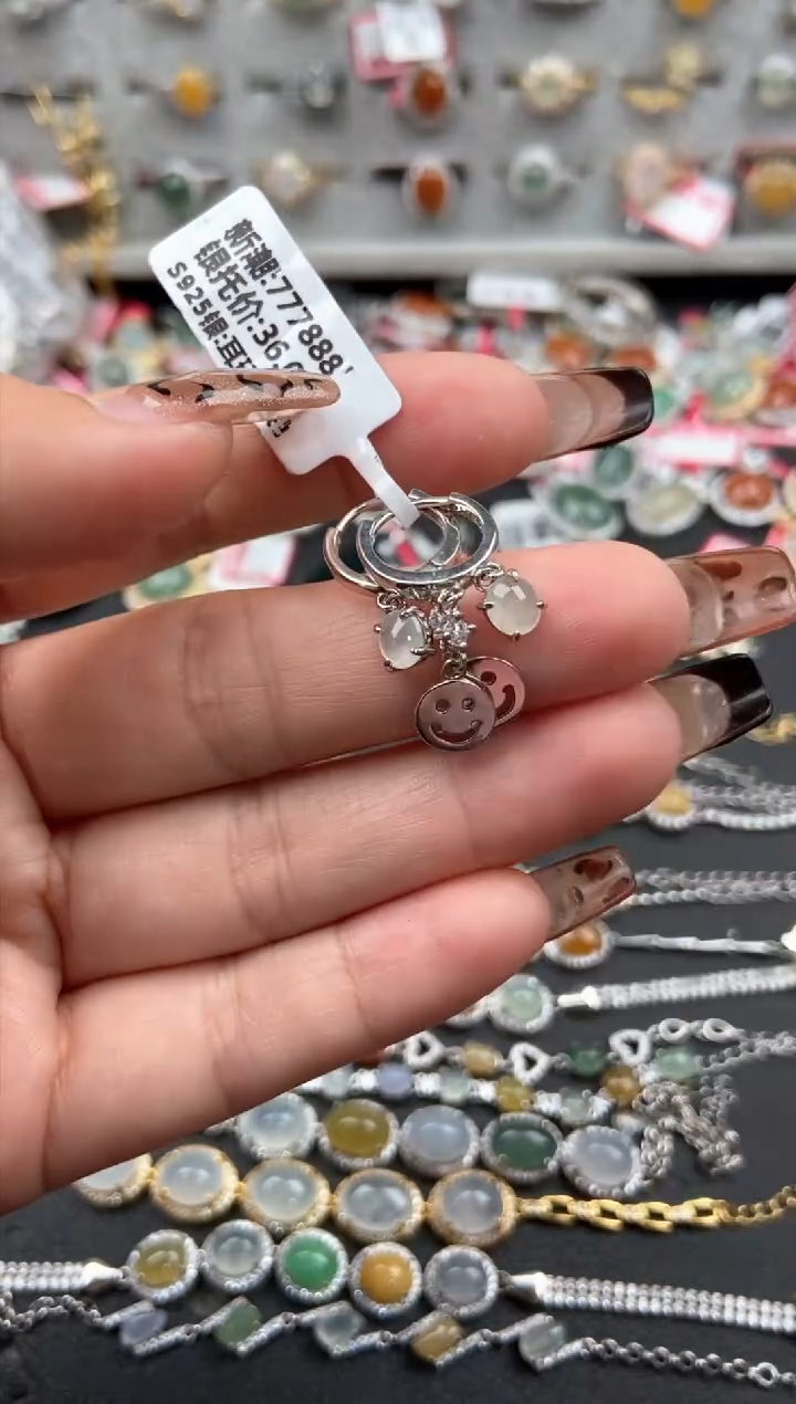 【闪购商品】翡翠戒指银S925镶嵌11111---6