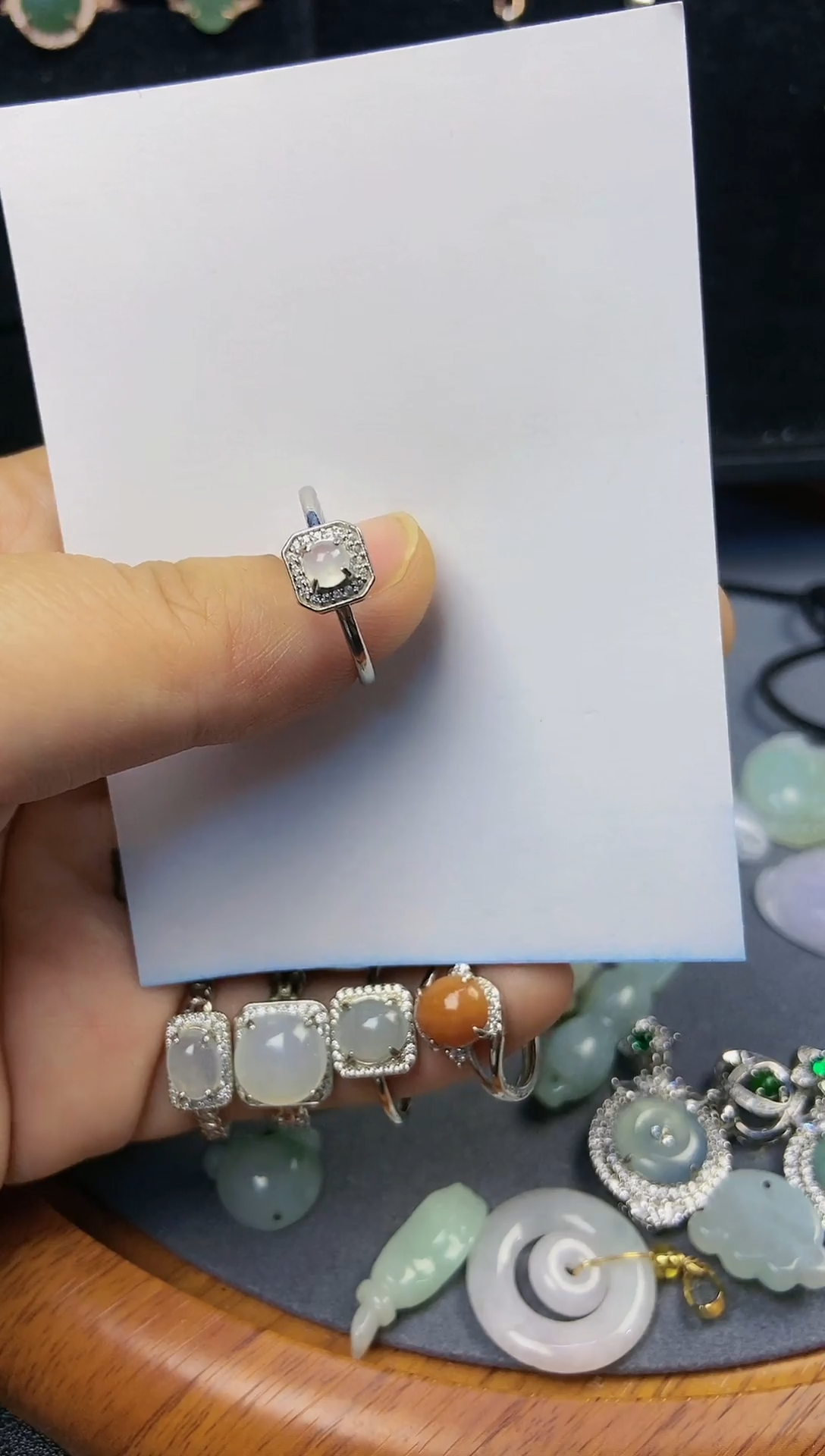 【闪购商品】翡翠戒指未镶嵌1