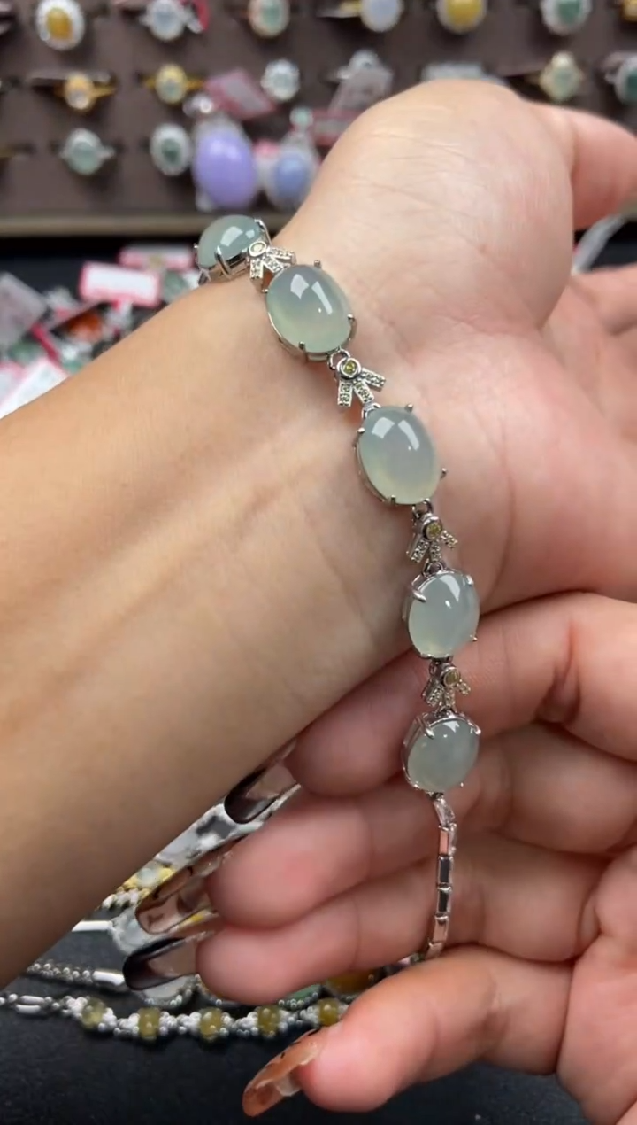 【闪购商品】翡翠戒指银S925镶嵌11111---5