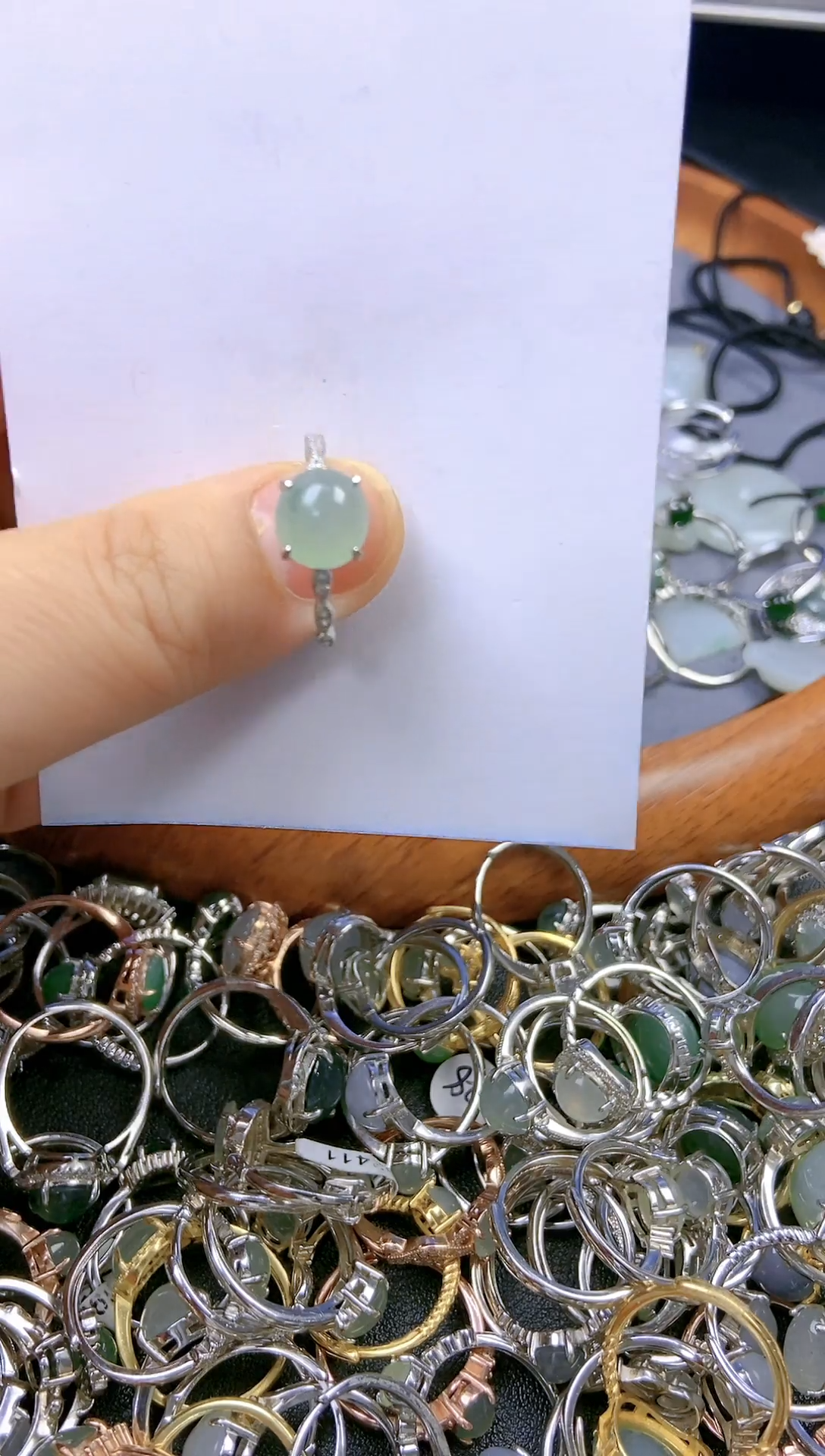 【闪购商品】翡翠戒指未镶嵌1