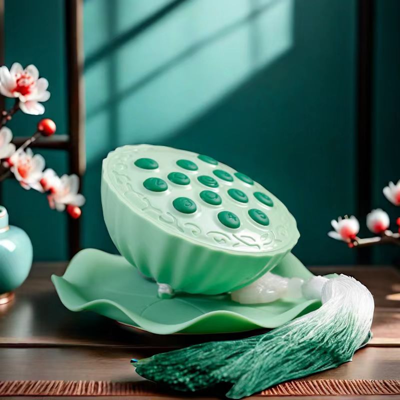 古典家用莲蓬蓝牙插卡播放器茶香道音乐机 配内存卡365首歌曲 XH3