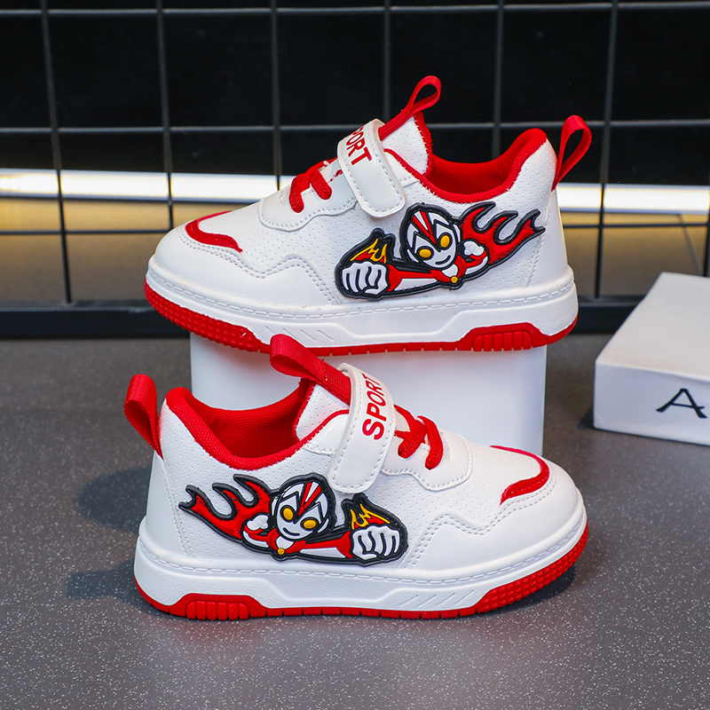 儿童运动鞋秋季爆款男童鞋子皮面防水透气轻便软底跑步鞋学生鞋