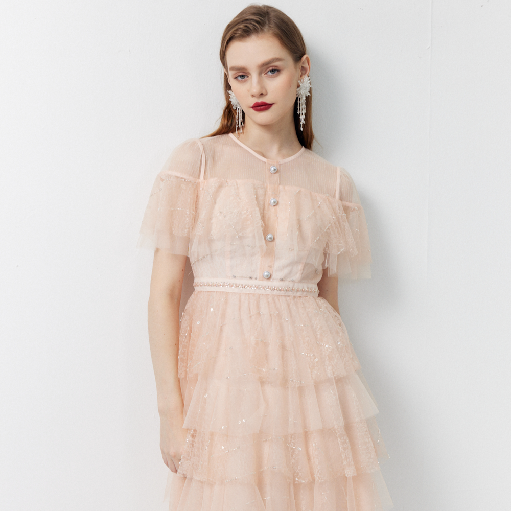 【老板娘夏天】EVA OUXIU/伊华欧秀连衣裙42WAQ4747