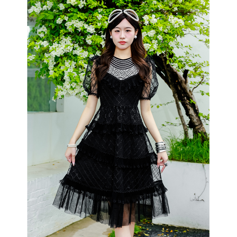 【达人专属】EVA OUXIU/伊华欧秀连衣裙42WAQ4769