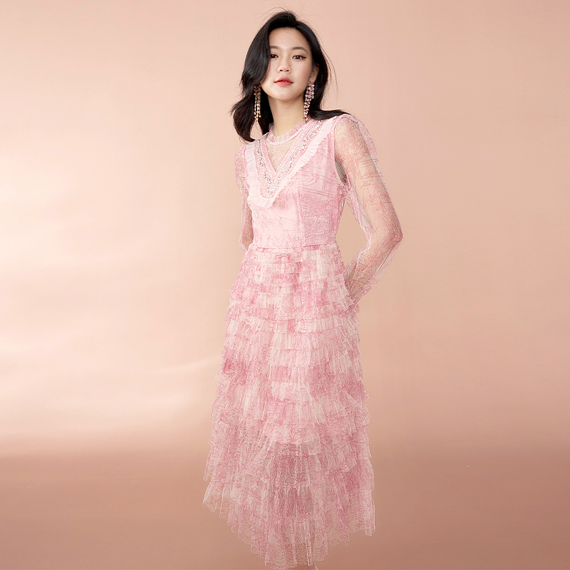 【达人专属】EVA OUXIU/伊华欧秀连衣裙43WAQ4900