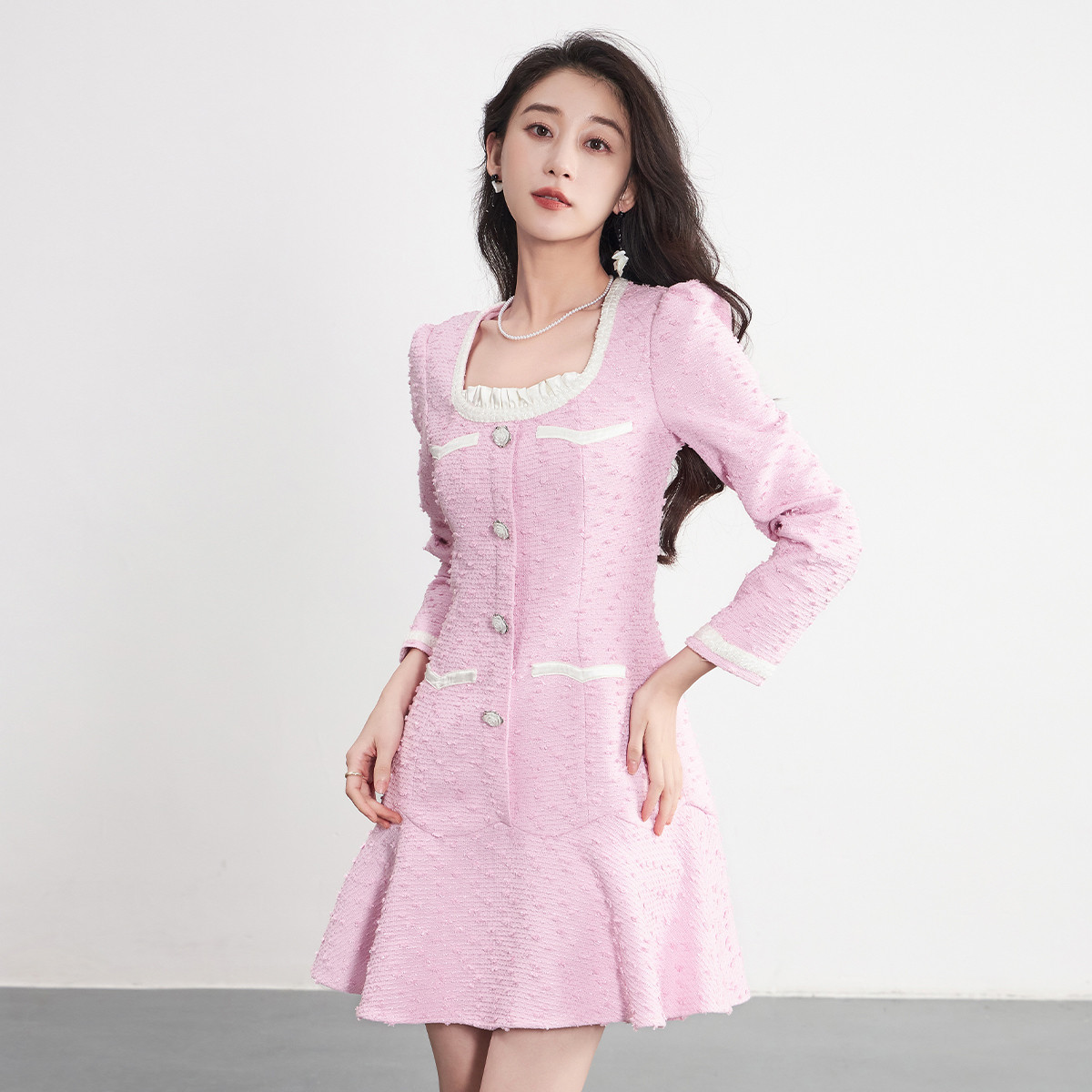 【品牌福利】EVA OUXIU/伊华欧秀连衣裙45WAQ5603