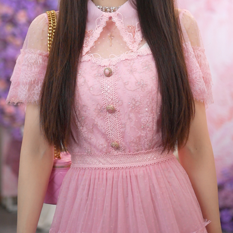 【媛媛女王专享】EVA OUXIU/伊华欧秀连衣裙42KAQ4884