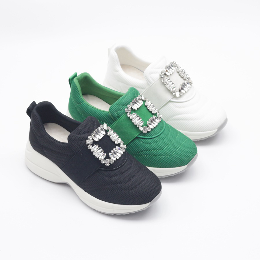 韩国春秋方扣钻舒适时尚百搭女鞋M113