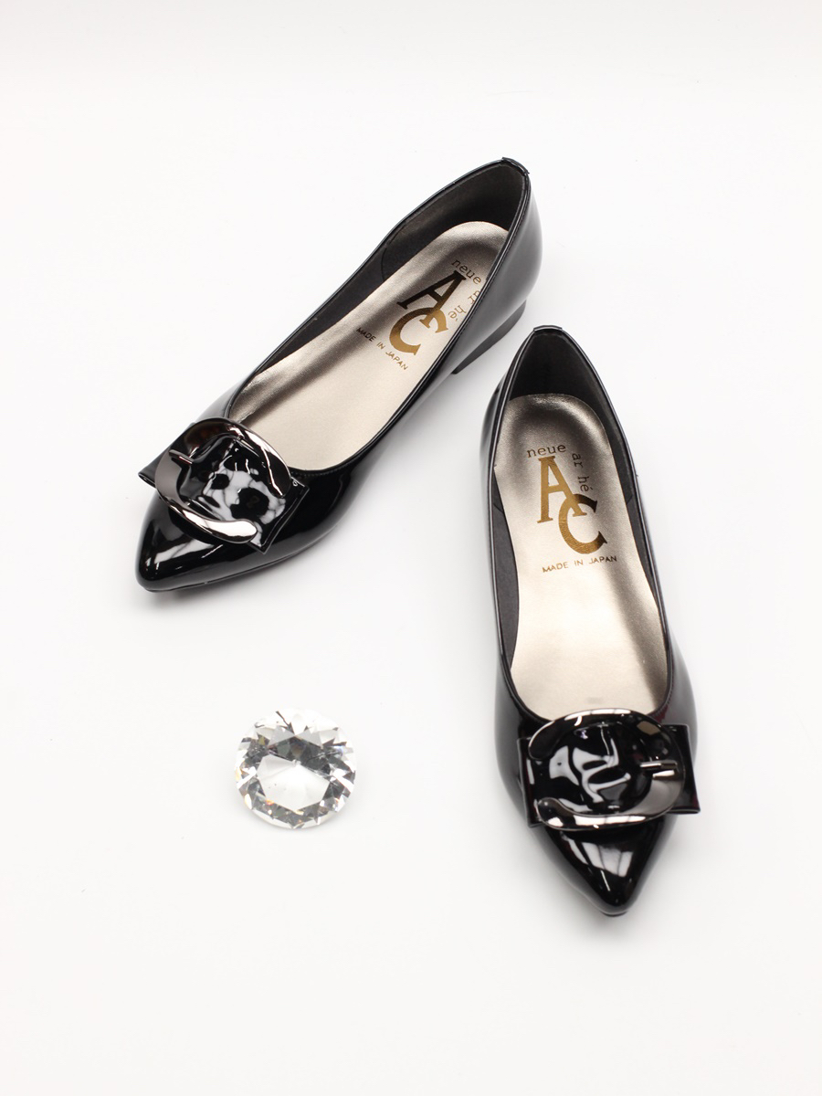 日本设计师款尖头平底优雅鞋（6520）