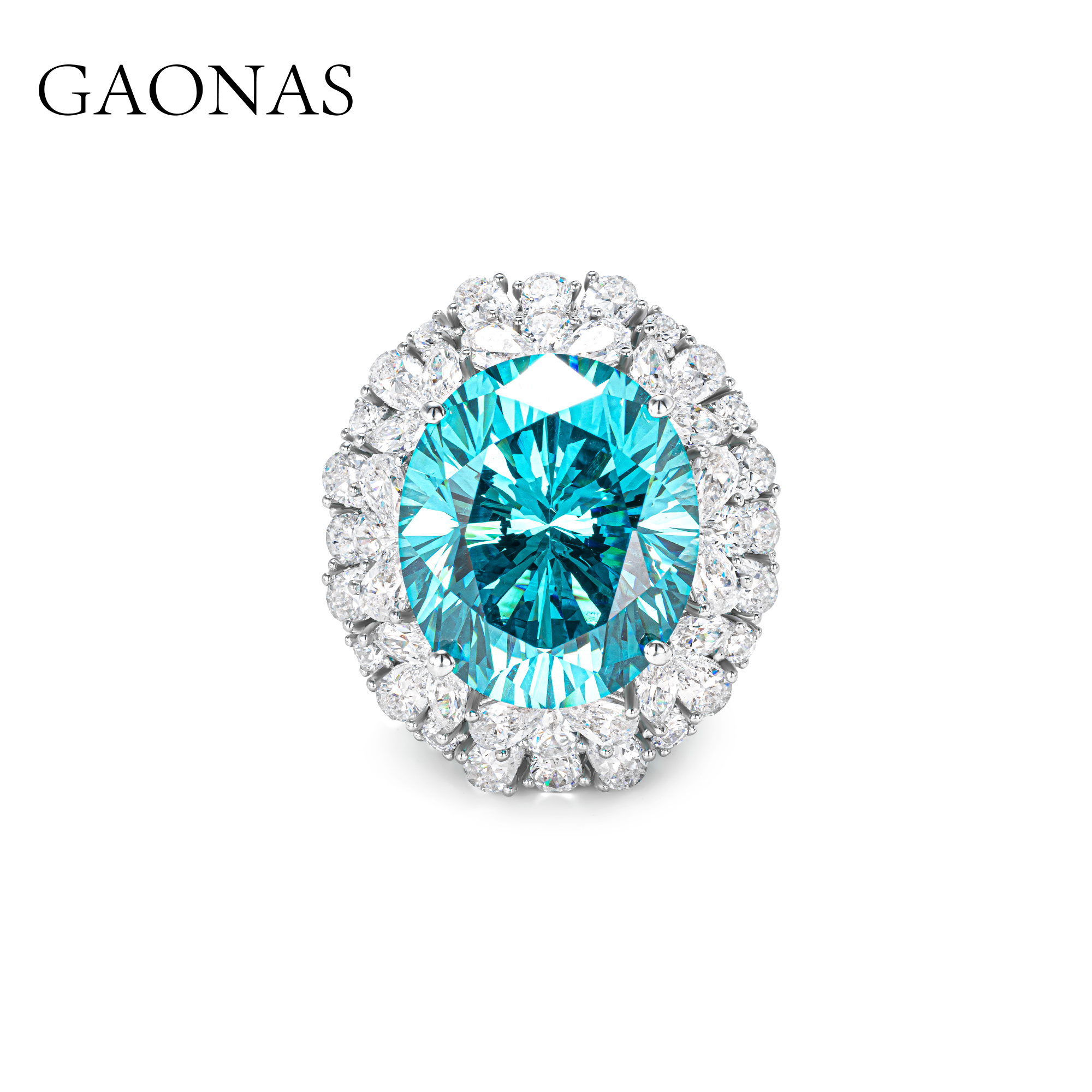 GAONAS 925银合成锆石戒指 高纳仕 经典帕拉豪华戒指 PLJ055600