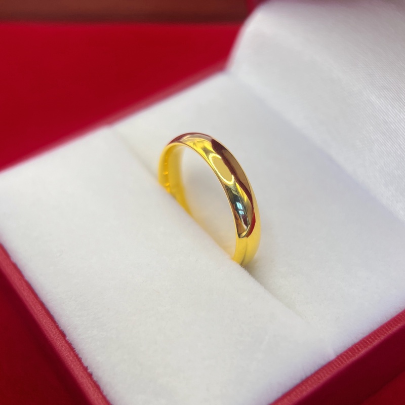 足银戒指 P3057亮面泥鳅背素圈戒指简约大气时尚