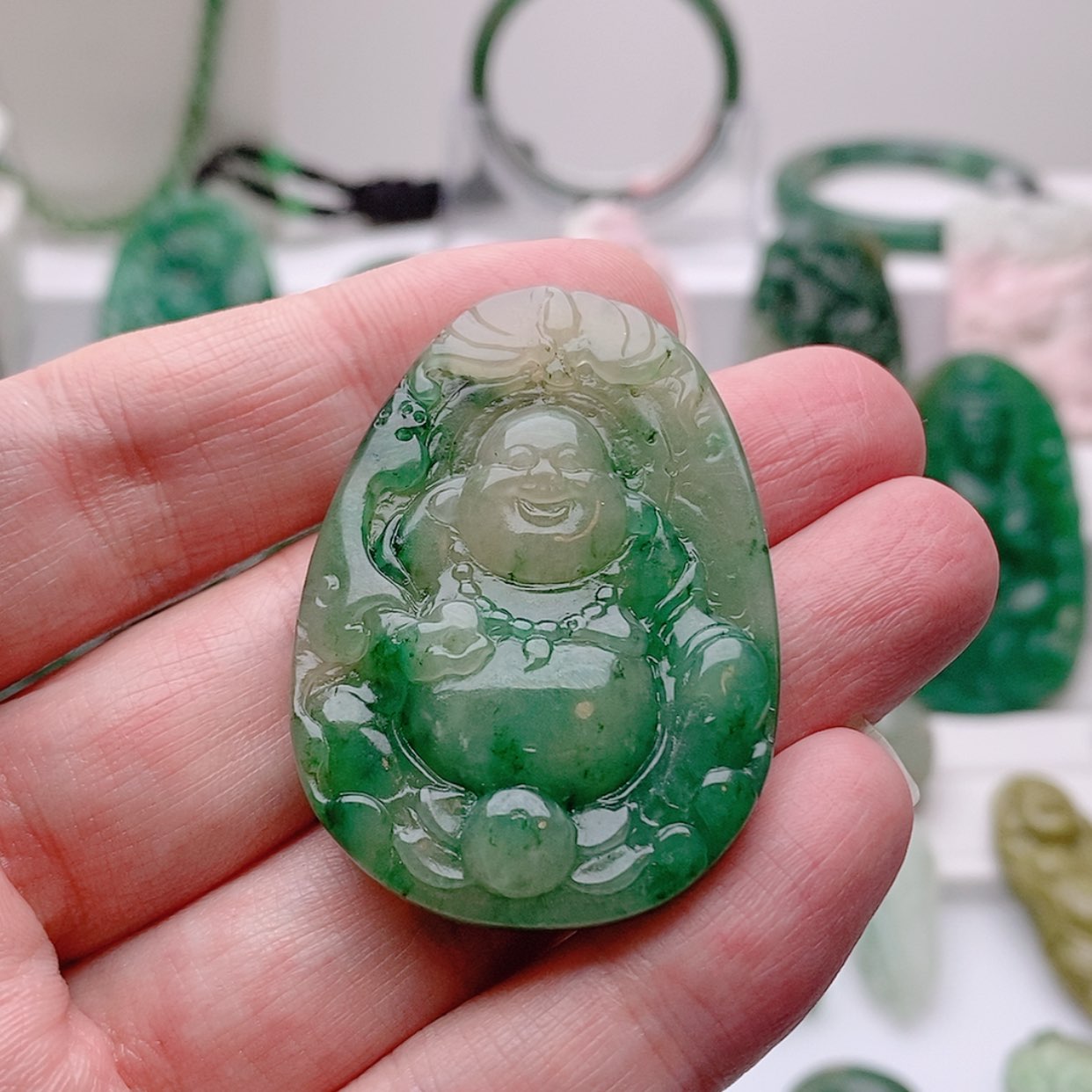 【闪购商品】独山玉吊坠未镶嵌阳**莉