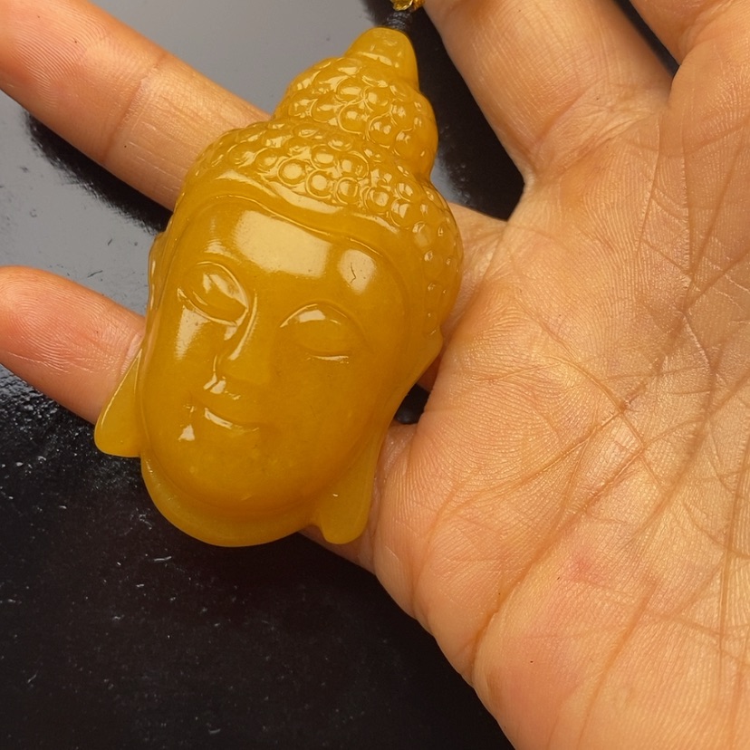 【闪购商品】石英质玉（黄龙玉）颈饰未镶嵌