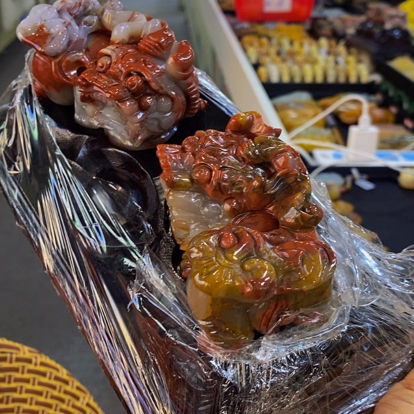 【闪购商品】石英质玉（黄龙玉）颈饰未镶嵌