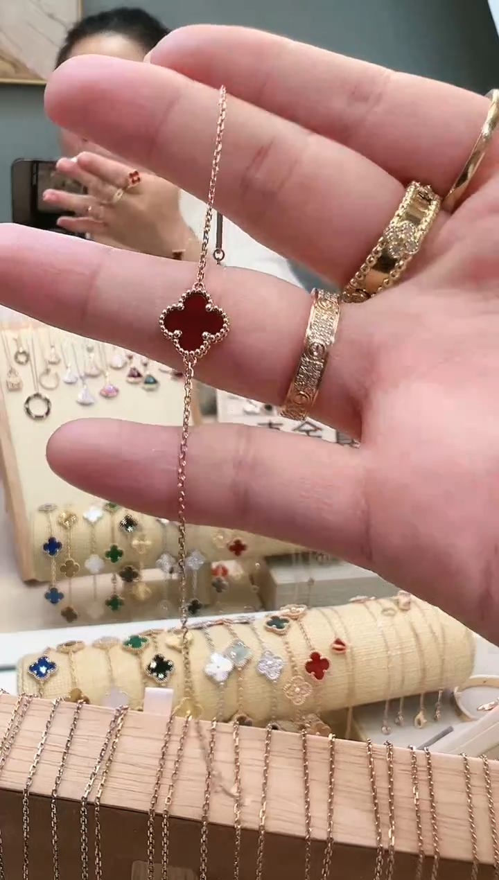 【闪购商品】钻石项链18K金镶嵌18k金项链