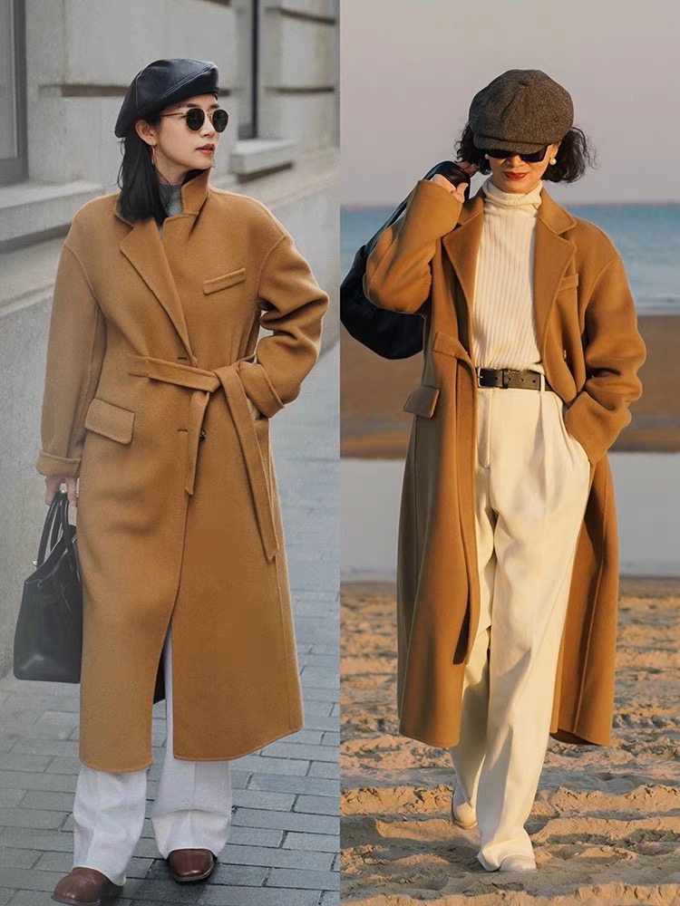 叫到名字根据提示去拍 大衣西装外套双面呢大衣