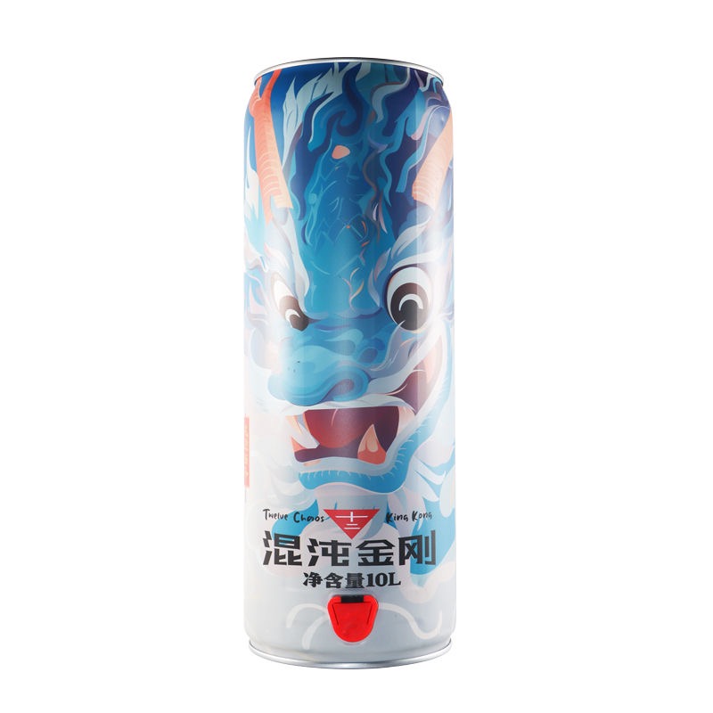 临期十二混沌金刚超大桶10L*1桶装白啤/拉格黄啤巨桶聚会氛围网红
