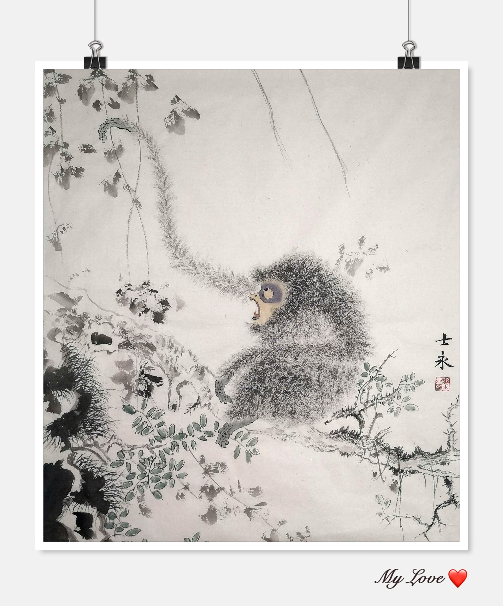 刘士永68x68㎝人物作品