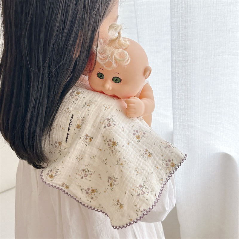 失眠小屋新品 A类纯棉拍嗝巾平枕巾 新生儿宝宝透气吸汗垫巾