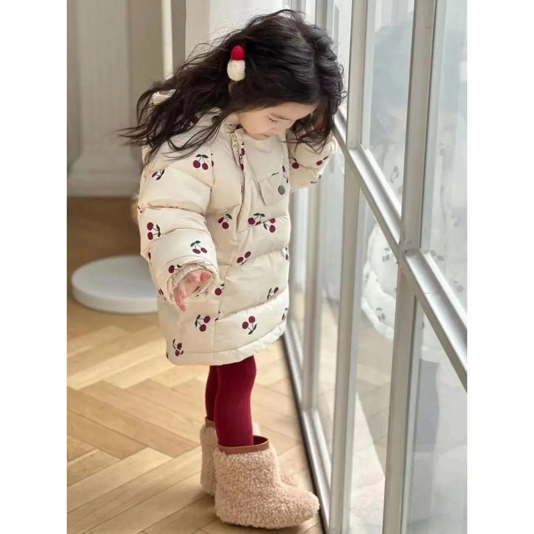 【特价清仓】女童精灵帽加厚棉服宝宝冬季洋气滑雪服儿童保暖棉衣