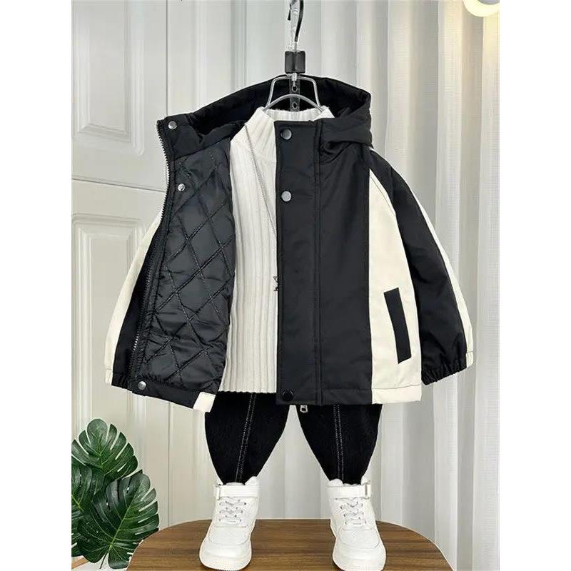 【小扬哥推荐】男童冲锋衣三合一可拆卸春秋儿童外套秋季冬秋装加