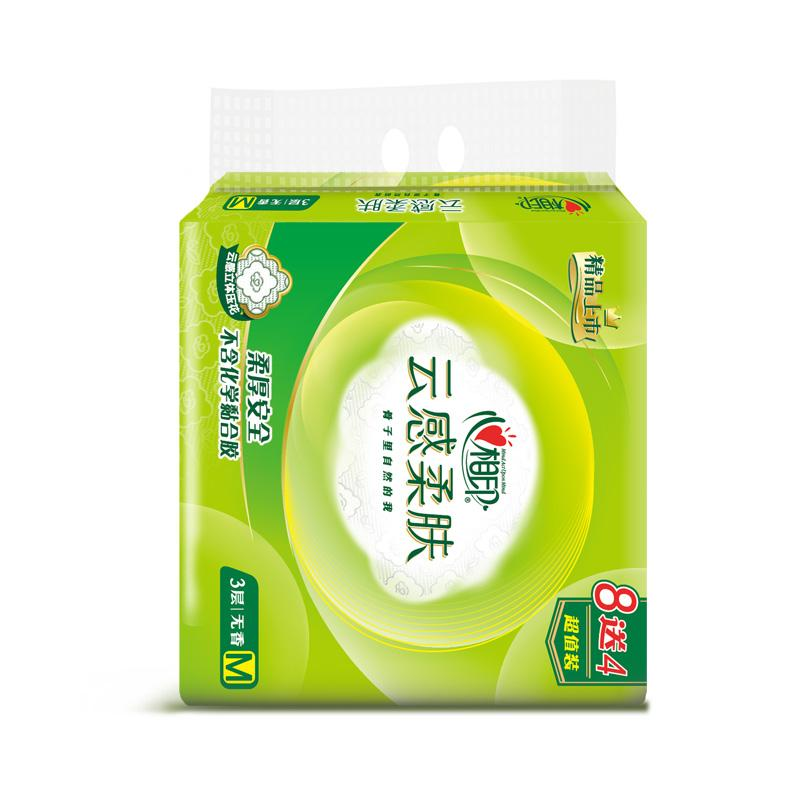 心相印云感8连包抽纸/包