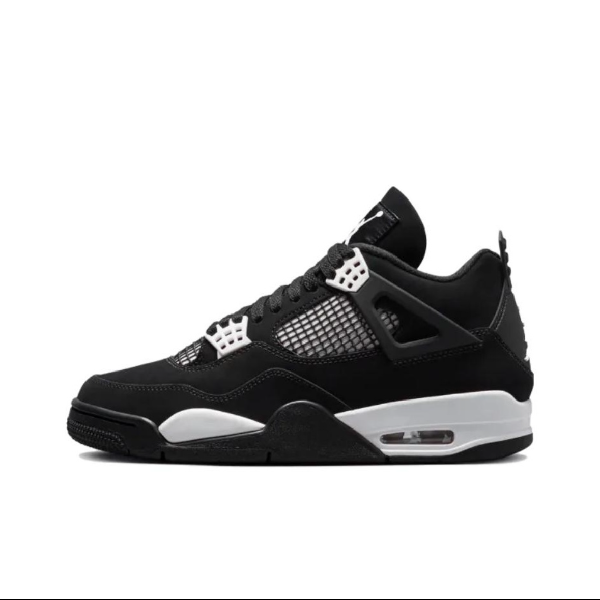 Air Jordan 4 AJ4 黑白雷公 中帮 复古篮球鞋 FQ8138-001