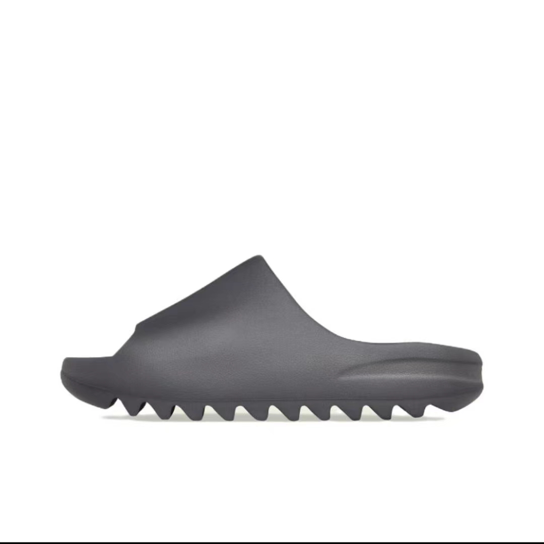 Adidas Yeezy Slide 椰子 深灰色厚底运动拖鞋 ID4132