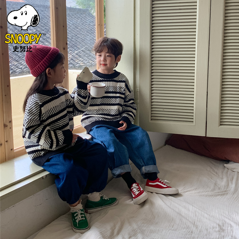 Snoopy/史努比清仓-毛衣儿童男女童洋气毛衣秋冬季新款针织衫潮款