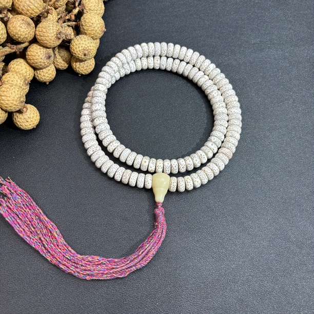 星月菩提脱脂干磨药片 尺寸12*6月朗星稀高油高密 可穿三通