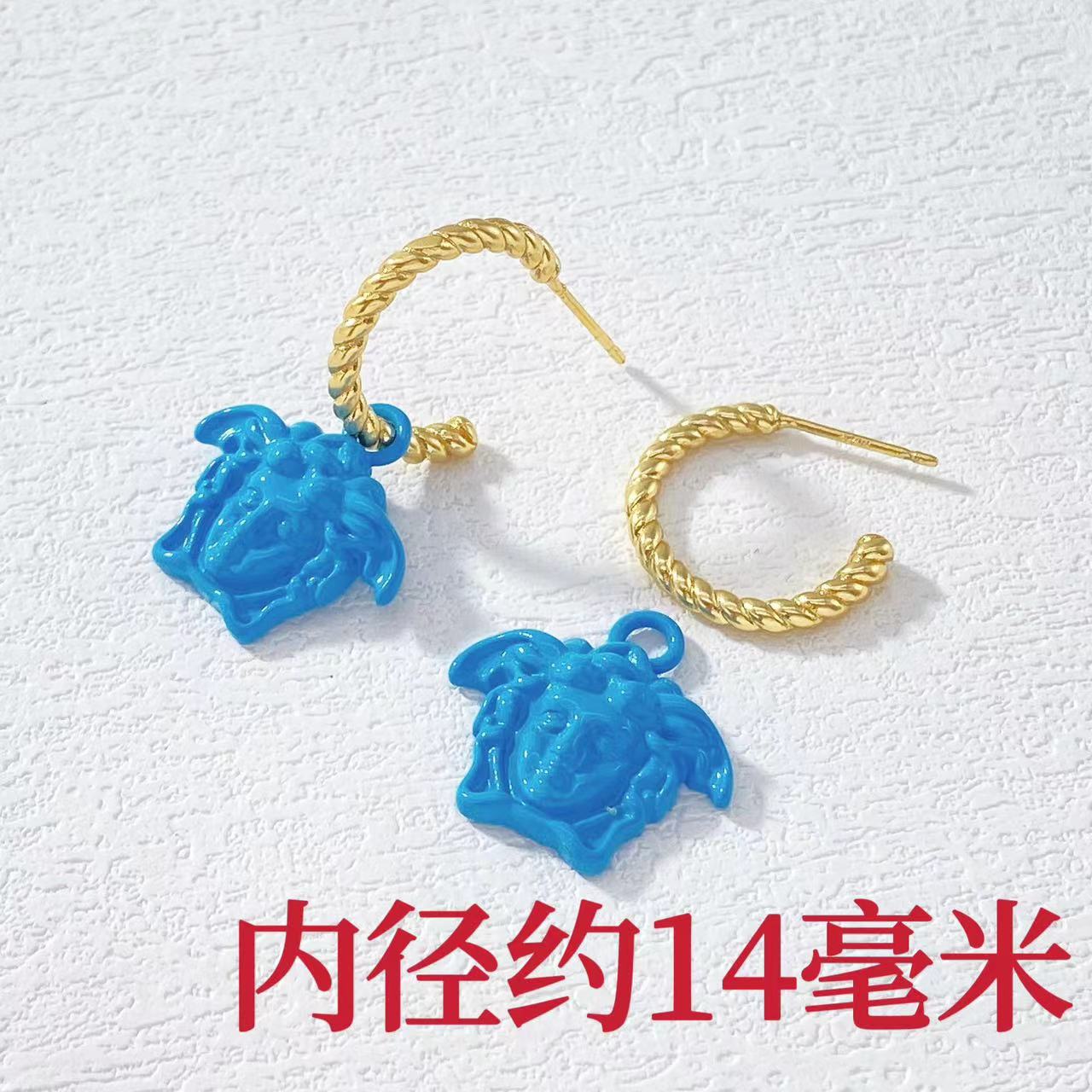 铜合金耳饰 木木（QA3010）内径14毫米 耳环